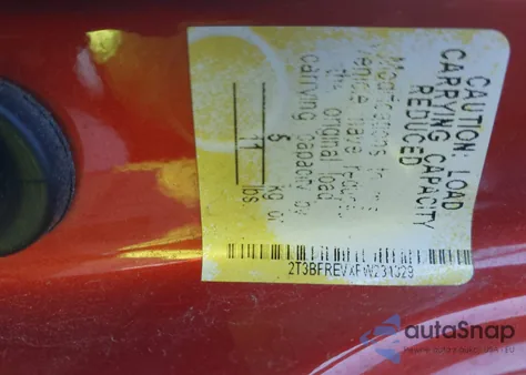 2015 Toyota Rav4 Le из США, поврежденный, VIN 2T3BFREVXFW231329